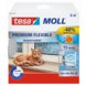 Tesa Moll tochtstrip superflex silicone 10jr, 6m transparant