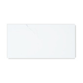 Kleurstaal wandtegel/ -paneel kunststof Allora wit marmer mat 20x30cm