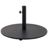 Handson parasolvoet zwart rond 620 mm staal