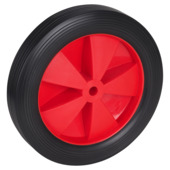 Dornerhelm los wiel PVC 200 mm as 20 mm 40 kg