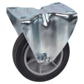 Dornerhelm bokwiel op plaat 100 mm 70 kg