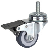 Roulette pivotante tige filetée + frein Dornerhelm Ø 50 mm max. 40 kg