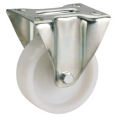 Dornerhelm bokwiel PP op plaat 80 mm 100 kg