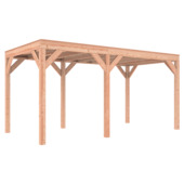 Overkapping Douglas 495x255 cm a-symmetrisch