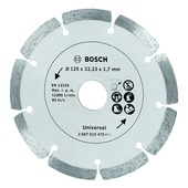 Bosch diamantdoorslijpschijf 125 mm universeel
