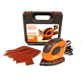 BLACK+DECKER Mouse schuurmachine BEW230K-QS 55 W