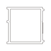 Sealskin Seev verbredingsprofiel 2,25x195 cm zilver hoogglans