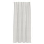 Rideau ruban fronceur GAMMA translucide 1380 blanc 140x270 cm