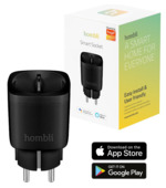 Prise connectée Hombli noir