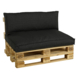 Set de coussins pour palette Hidde noir