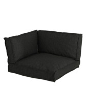 Set de coussins d'angle pour palette Hidde noir
