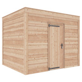 Tuinhuis Douglas hout Zweeds rabat onbehandeld 305 x 255 cm