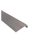Nez de marche aluminium titane 40x6x1000x1,6 mm