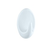 Crochet ovale Wenko blanc 2 pièces