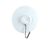 Crochet avec ventouse Wenko blanc 4 pièces