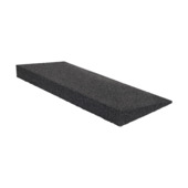 Rubberen oploopprofiel 50x20 cm dikte van 8 tot 43 mm 2 stuks
