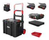 Chariot à outils / trolley Skil avec set de coffrets modulaires empilables 4 en 1 