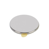 Disque magnétique néodyme adhésif argenté Ø 19 mm 4 pièces