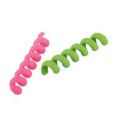 Lien pour câble spirale 2 couleurs 100mm - 2 pièces