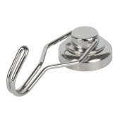 Magneet met draaibare haak 25x50 mm 2 stuks