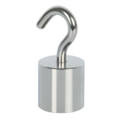 Magneet haak Neodymium zilver 24,5x52 mm