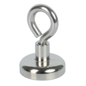 Magneet Neodymium met oog 20x31 mm 2 stuks