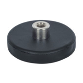 Magneet Neodymium schroefdop met rubber 31 mm