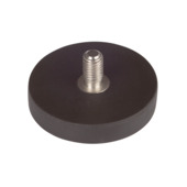 Magneet Neodymium schroefdop met bout en rubber 31 mm