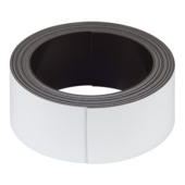 Bande magnétique ferrite inscriptible blanc 2,5 m 30mm