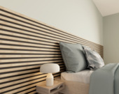 Lattenwand Decowall Acoustic licht eiken 260 x 30 cm, 2 stuks (1.56 m2)