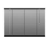 GAMMA aluminium jaloezie 25 mm zwart (kleurnr.203) 100x130 cm (bxh)