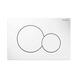 Geberit Sigma 01 bedieningspaneel wit voor inbouwreservoir Systemfix