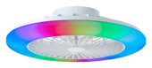 Brilliant plafondventilator Salerno met lamp en RGB functie 40W 4700 lumen wit