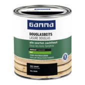 GAMMA douglasbeits mat dekkend RAL 9005 diep zwart 750 ml