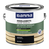 GAMMA douglasbeits mat dekkend RAL 9005 diep zwart 2,5 liter