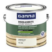 GAMMA douglasbeits mat dekkend RAL 9010 gebroken wit 2,5 liter