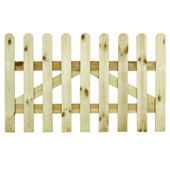 Tuinhek poort grenen hout 60 x 100 cm