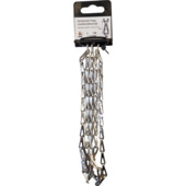 Panzerketting nr. 107 messing verchroomd 1 m