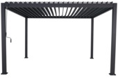 Pergola Deluxe antraciet 3,6x4 m