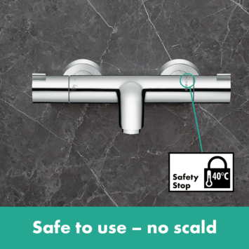 Hansgrohe Rechte Buis 50 Cm Chroom - Wandbuis Voor Badkamer En Keuken