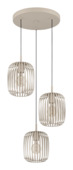 EGLO hanglamp Romazzina Ø46 cm 3-lichts zandkleur