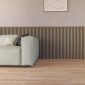 Profilé de finition Decowall acoustique chêne gris 260cm