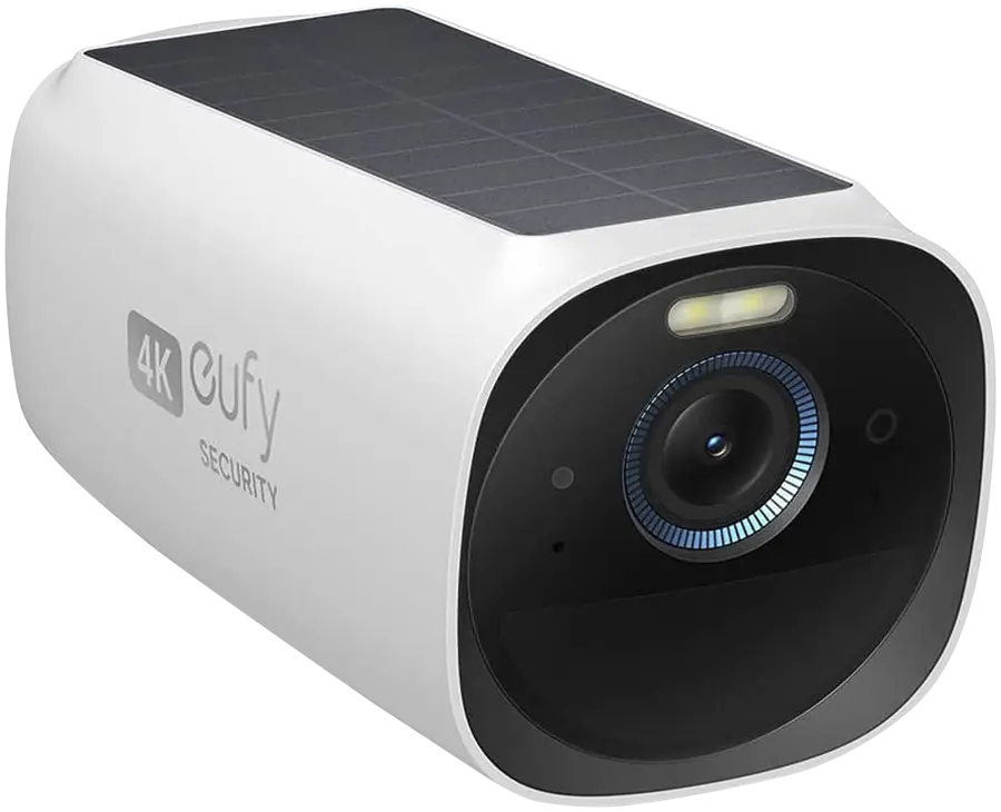 Eufy draadloze beveiligingscamera voor buiten EufyCam 3 4K met zonnepaneel uitbreiding