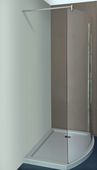 Allibert walk-in douche rechts Wings 140x90x210 cm met douchebak