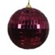 Boule de Noël synthétique rouge