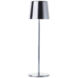 Lampe de table LED Xaana 2W pour l'extérieur rechargeable via USB, nickel