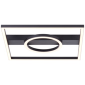 Brilliant plafondlamp Maureen 24W 2700 lm zwart