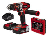 Einhell 18V accuklopboormachine TE-CD 18/48 LI met 2 accu's 2,0Ah + lader + koffer