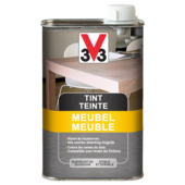 V33 tint meubel deco zijdeglans donkere eik 500 ml