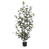 Eucalyptus artificiel en pot - h150xd30cm